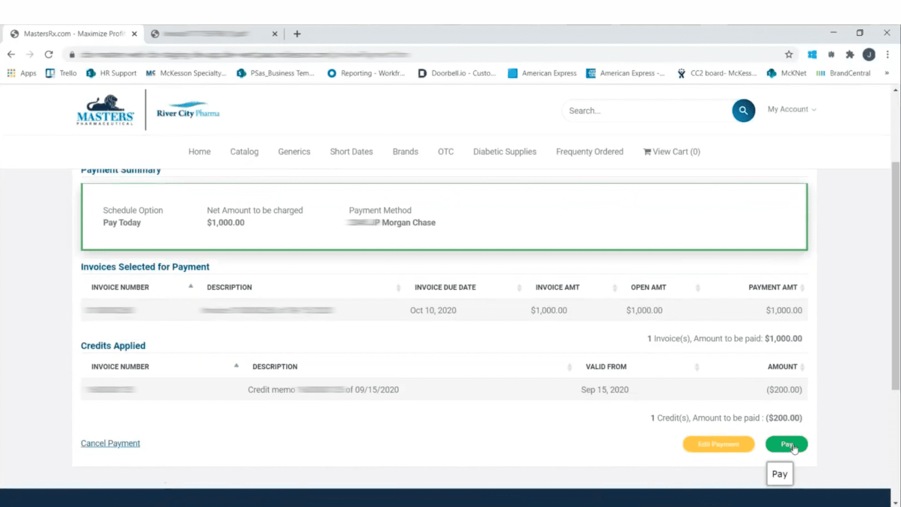 paying invoices screengrab